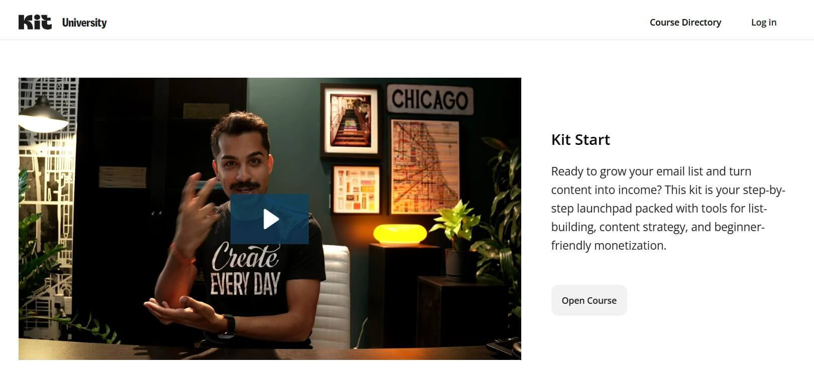 Creator Pass landing page copy (ConvertKit) from Kit university.