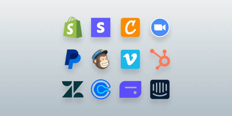 A visual showing the logos of different LMS integrations.