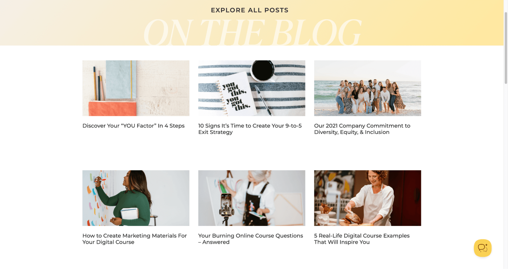  Posts on the Amy Porterfield blog