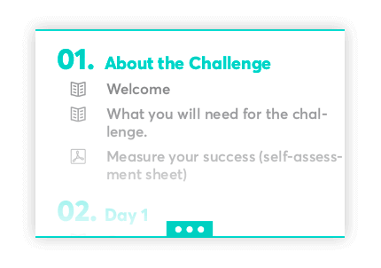 Challenge course outline template. A guide on building your challenge course for X Days Challenges.