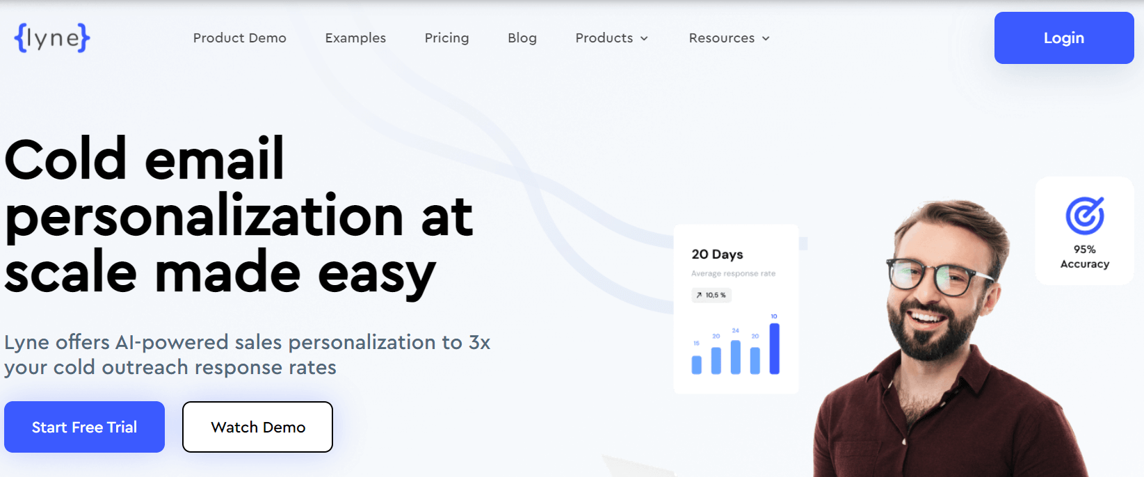screenshot from Lyne.ai